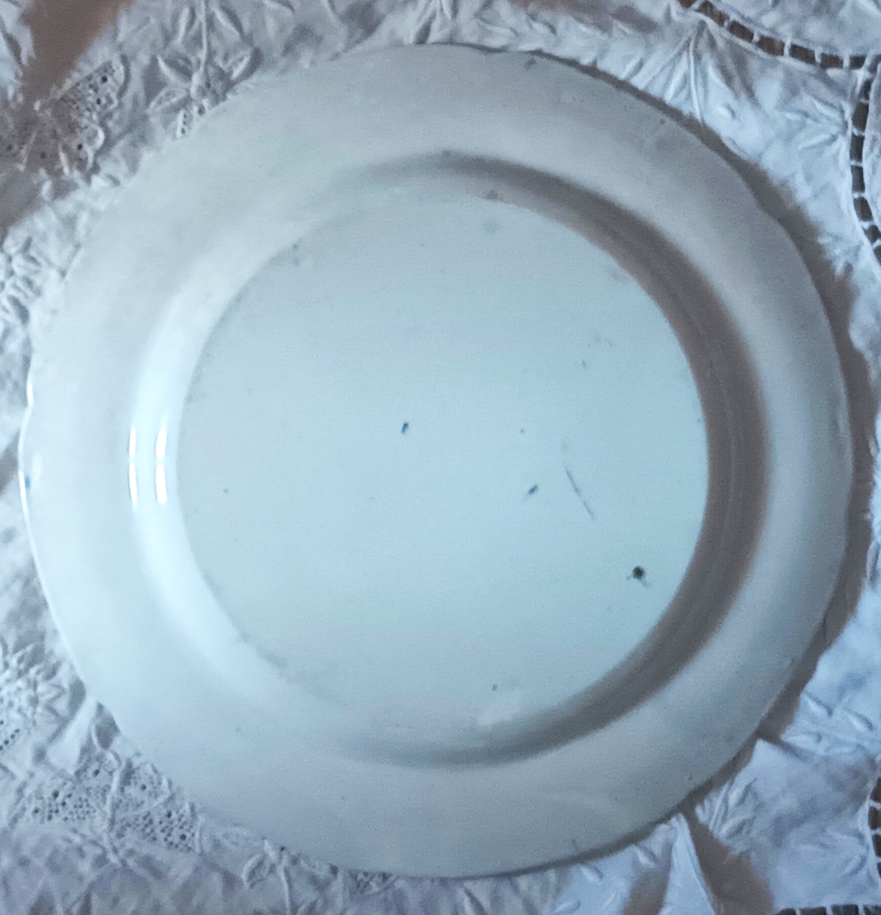 Antique English Georgian Blue & White Transfer Plate ~ “Eastern Port” ~ J. & W. Ridgway Antique Ceramics 4